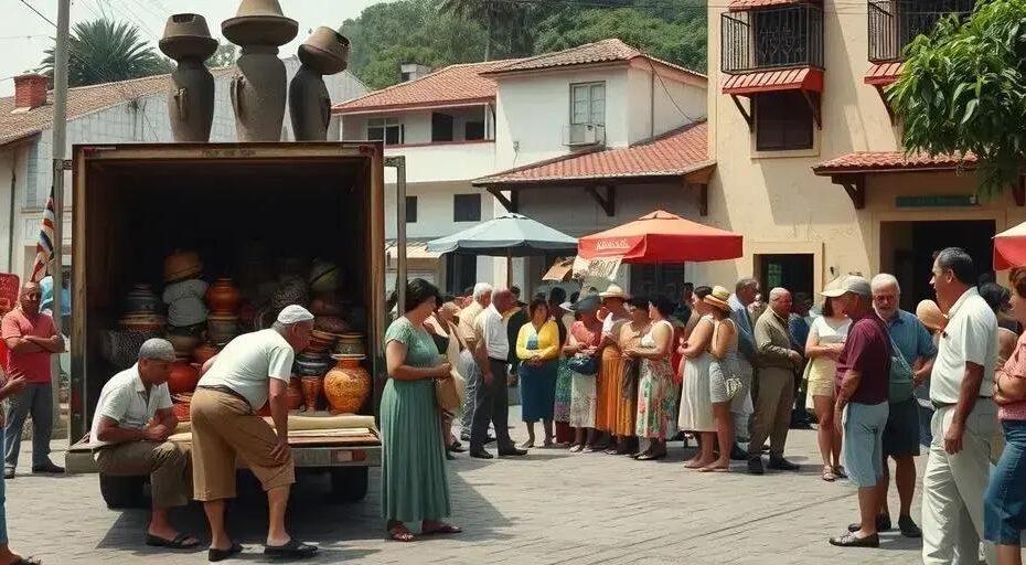 A chegada dos artesãos e o nascimento da feira de artesanato: história revelada
