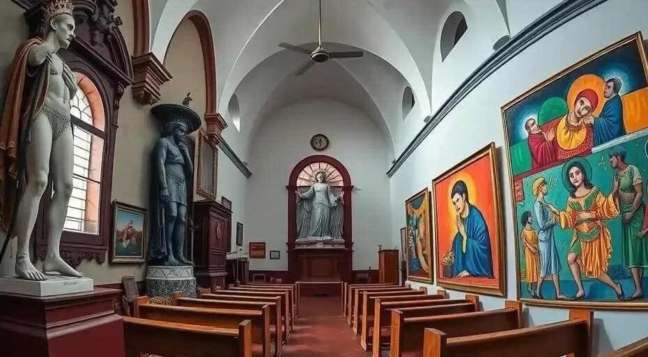 O papel da escultura e da pintura na arte local: segredos da identidade cultural